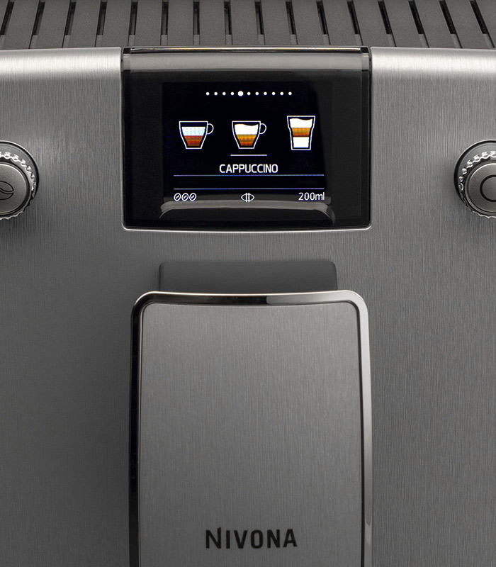 Manespresso-Nivona-769-silber-chrom-detail-display