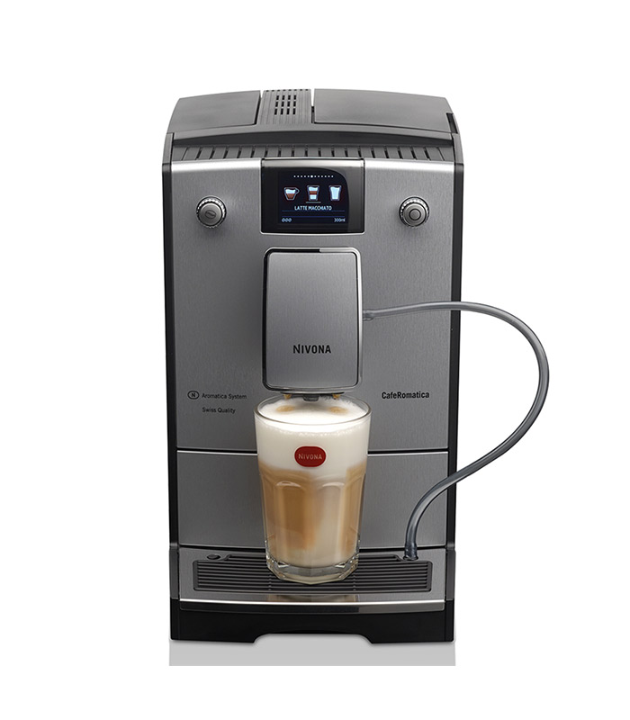 Manespresso-Nivona-769-silber-chrom-front